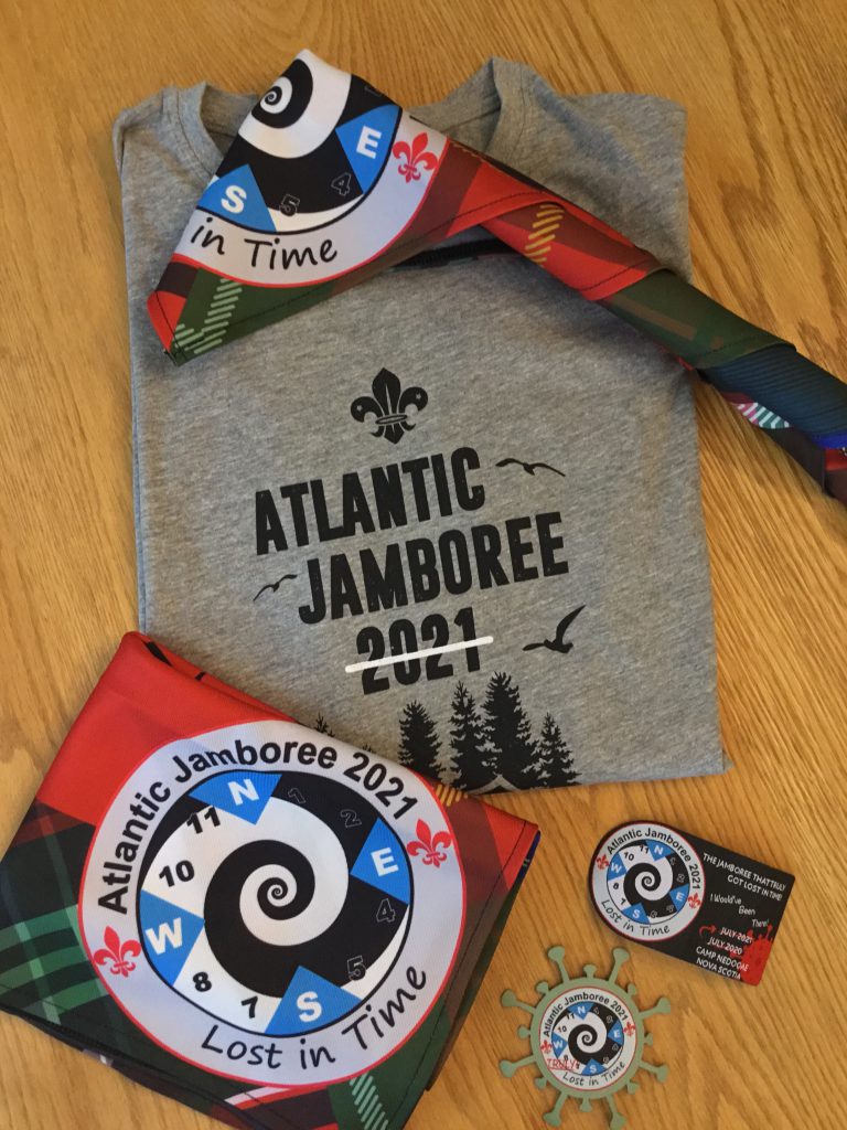 2021 Atlantic Canada Scout Jamboree swag by Big Bang Promotional Products
